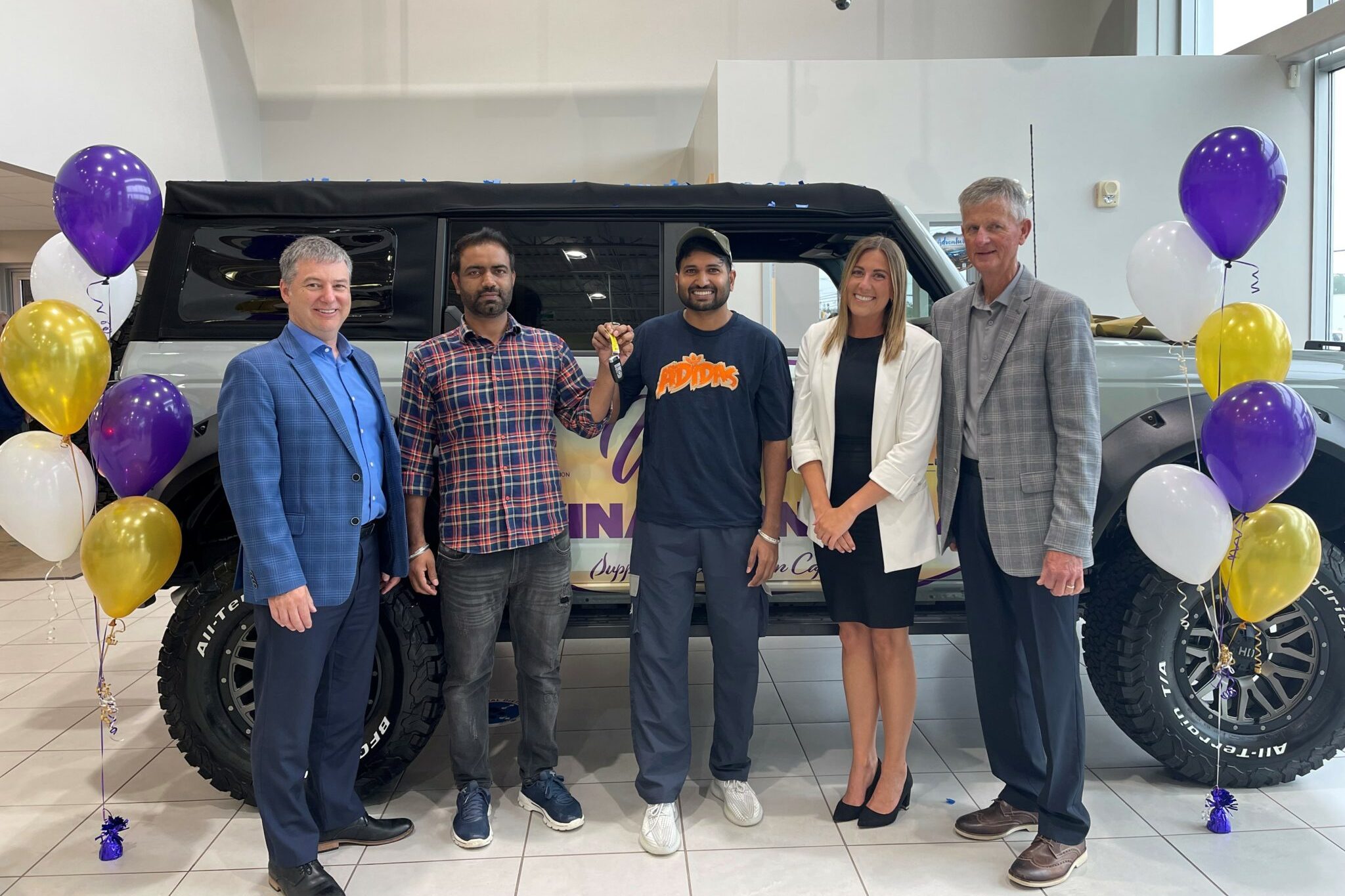 CBU student wins vehicle lottery in support of cancer care