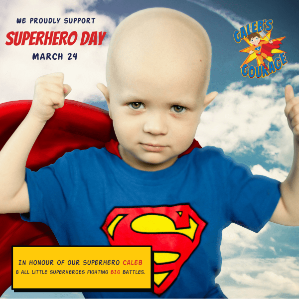 Caleb’s Courage Superhero Day!