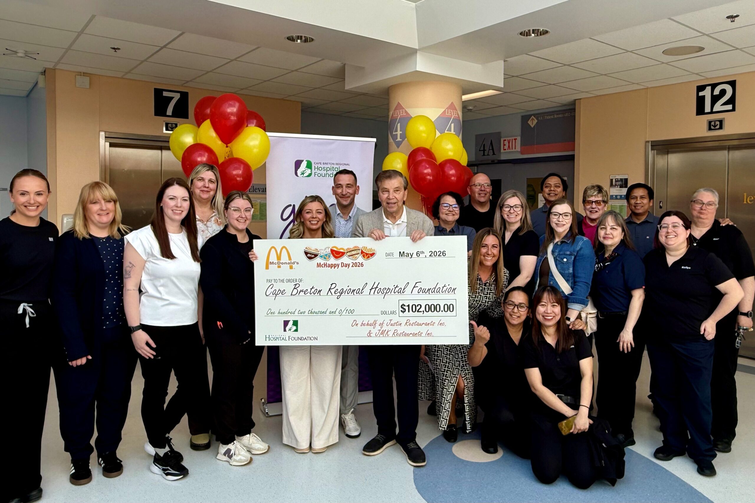 McHappy Day raises $102,000 to support lifesaving care at Cape Breton Regional Hospital