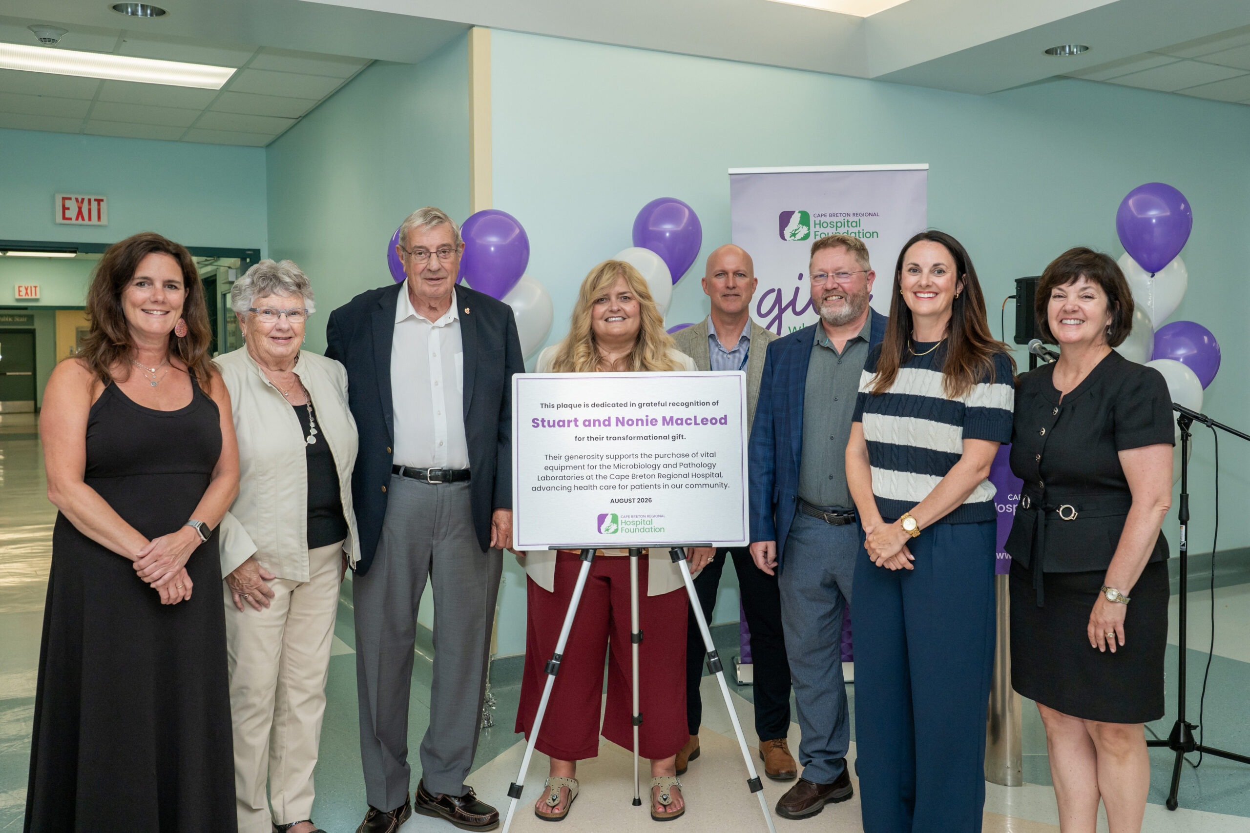 $1 million from Stuart and Nonie MacLeod advances diagnostic care at Cape Breton Regional Hospital